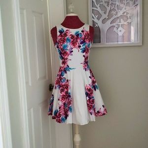 💥 Host Pick 💥 Bailey Blue Dress Size S White, Teal, Purple, Pink